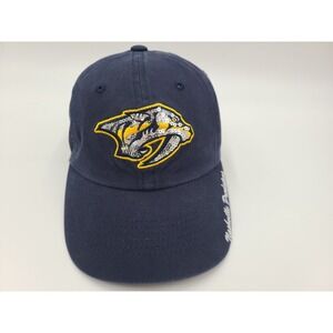 Women Nashville Predators Sequins Fan Favorite Strapback Adjustable Hat Cap NHL